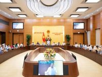 Lãnh đạo VKSND tối cao tham dự Phiên họp thứ 3 của Ủy ban Thường vụ Quốc hội