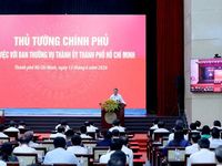 Thủ tướng: Xây dựng Luật Đô thị đặc biệt cho TPHCM với các nhóm chính sách mạnh, đột phá, khả thi