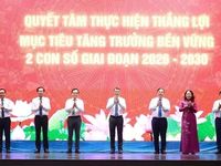 Thủ tướng Chính phủ phát động thi đua thực hiện thắng lợi mục tiêu tăng trưởng bền vững 2 con số giai đoạn 2026-2030