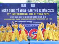 Hơn 1.000 người tham gia Ngày Quốc tế Yoga năm 2026 tại Cần Thơ