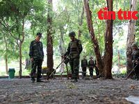 TP Hồ Chí Minh: Siêu âm lòng đất, tìm kiếm hài cốt liệt sĩ tại Công viên Lê Thị Riêng