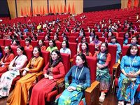Phiên thứ hai Đại hội đại biểu Phụ nữ toàn quốc lần thứ XIV (chiều 17/6)
