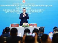 Thủ tướng gặp các cơ quan đại diện và cộng đồng người Việt Nam tại Liên bang Nga