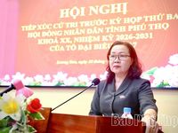 Tổ đại biểu số 17 HĐND tỉnh tiếp xúc cử tri trước Kỳ họp thứ Ba, HĐND tỉnh khóa XX