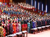 Khai mạc phiên trọng thể Đại hội đại biểu Phụ nữ toàn quốc lần thứ XIV, nhiệm kỳ 2026-2031
