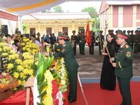 Lào Cai truy điệu, an táng 9 hài cốt liệt sĩ tại xã Bát Xát