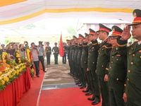 Lào Cai truy điệu, an táng 9 hài cốt liệt sĩ tại xã Bát Xát