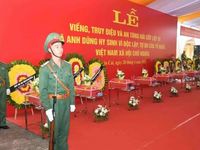 Lào Cai truy điệu, an táng 9 hài cốt liệt sĩ tại xã Bát Xát