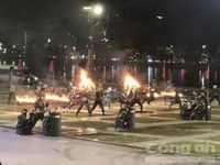 Hoành tráng, mãn nhãn lễ khai mạc Hội thao Quân sự, võ thuật và thể thao CAND - Khu vực III