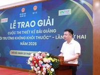 Trao giải Cuộc thi thiết kế bài giảng về 'Môi trường không khói thuốc' lần thứ hai