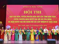 Bắc Ninh: Chung kết Hội thi Báo cáo viên, Tuyên truyền viên giỏi 2026