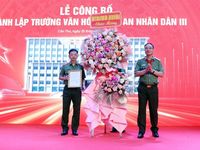 Thành lập Trường Văn hóa Công an nhân dân: Phát triển giáo dục gắn với bảo đảm an ninh, an sinh xã hội