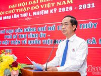 Ông Nguyễn Văn Khởi giữ chức Chủ tịch Hội Chữ thập đỏ tỉnh Cà Mau