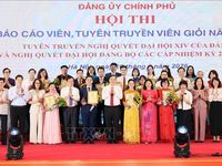 Xây dựng đội ngũ báo cáo viên, tuyên truyền viên vững bản lĩnh, giỏi chuyên môn