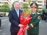 Tổng Bí thư, Chủ tịch nước Tô Lâm dự Lễ kỷ niệm 80 năm Bộ đội Pháo binh - Tên lửa