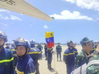 Những hình ảnh đầu tiên của Cảnh sát PCCC&CNCH Công an Hà Nội cứu hộ tại Venezuela