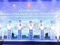 Phó Thủ tướng Hồ Quốc Dũng dự khởi công dự án Khu công nghệ số tập trung Yên Bình, Thái Nguyên