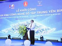 Phó Thủ tướng Hồ Quốc Dũng dự khởi công dự án Khu công nghệ số tập trung Yên Bình, Thái Nguyên