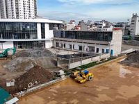Nhìn từ trên cao diện mạo bến xe hiện đại bậc nhất Thủ đô sắp đi vào hoạt động