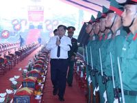 Phó Thủ tướng Thường trực Phạm Gia Túc dự Lễ viếng, truy điệu và an táng hài cốt liệt sĩ tại Tây Ninh