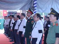 Phó Thủ tướng Thường trực Phạm Gia Túc dự Lễ viếng, truy điệu và an táng hài cốt liệt sĩ tại Tây Ninh