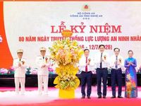 Công an tỉnh Nghệ An kỷ niệm 80 năm Ngày truyền thống lực lượng An ninh nhân dân