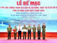 Cà Mau tôi luyện 'cánh tay nối dài' giữ bình yên cơ sở