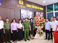 Ra mắt Trung tâm Giám sát camera an ninh trật tự - an toàn giao thông phường Bạch Mai