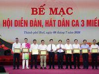 Sắc màu 'Tinh hoa hội tụ' của TP.HCM tại Hội diễn dân ca toàn quốc 2026
