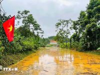 Mưa lớn gây ngập lụt tại một số địa phương ở tỉnh Lào Cai
