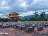 Đà Nẵng: Trang trọng lễ viếng, truy điệu và an táng 5 hài cốt liệt sĩ tại Hang Đá Sập