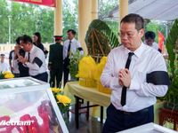 Đà Nẵng: Trang trọng lễ viếng, truy điệu và an táng 5 hài cốt liệt sĩ tại Hang Đá Sập