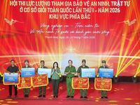 Đội thi thành phố Hà Nội giành Giải A Hội thi lực lượng tham gia bảo vệ an ninh, trật tự ở cơ sở giỏi toàn quốc khu vực phía Bắc