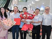 Đoàn Việt Nam trở về sau Kỳ thi Olympic Toán học Quốc tế (IMO) 2026