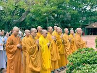 Chùa Bửu Đà (P.Hòa Hưng) dâng hương tưởng niệm anh hùng liệt sĩ tại Công viên Văn hóa Lê Thị Riêng