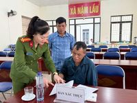 Sơn La: Thu nhận mẫu ADN cho thân nhân liệt sĩ tại xã vùng cao Nậm Lầu