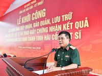 Khởi công xây dựng công trình nhà tiếp nhận, bảo quản, lưu trữ mẫu hài cốt liệt sĩ