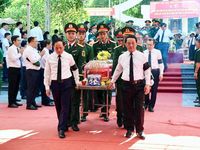 Lễ viếng, lễ truy điệu và an táng 34 hài cốt liệt sĩ tại Nghĩa trang Liệt sĩ Vị Xuyên
