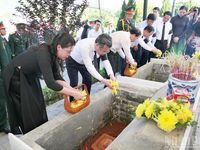 Tuyên Quang tổ chức Lễ truy điệu và an táng hài cốt liệt sĩ
