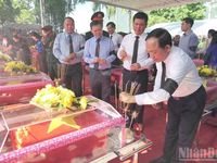 Tuyên Quang tổ chức Lễ truy điệu và an táng hài cốt liệt sĩ