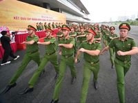 Cảnh sát giao thông, PCCC Công an Hà Nội rèn cán, luyện quân