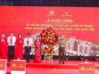 Khởi công xây dựng nhà ở cho lực lượng Công an nhân dân tỉnh Hưng Yên