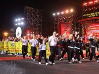 Diễu hành biểu dương lực lượng tại Liên hoan quốc tế võ cổ truyền Việt Nam lần thứ IX - Gia Lai 2026