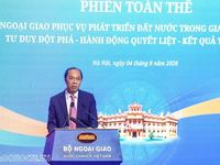 Toàn cảnh Phiên toàn thể về Ngoại giao phục vụ phát triển đất nước trong giai đoạn mới