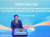 Toàn cảnh Phiên toàn thể về Ngoại giao phục vụ phát triển đất nước trong giai đoạn mới