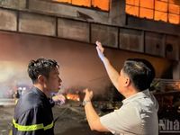 Cháy lớn ở chợ Biên Hòa