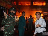 Cháy lớn ở chợ Biên Hòa