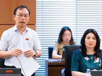 Đoàn đại biểu Quốc hội tỉnh Bắc Ninh góp ý Luật Phát triển đô thị và nhiều dự án luật