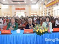 Xã Chợ Gạo đón nhận danh hiệu Xã An toàn khu