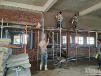 [Ảnh] Góp sức dựng trường, xây tương lai nơi biên giới
